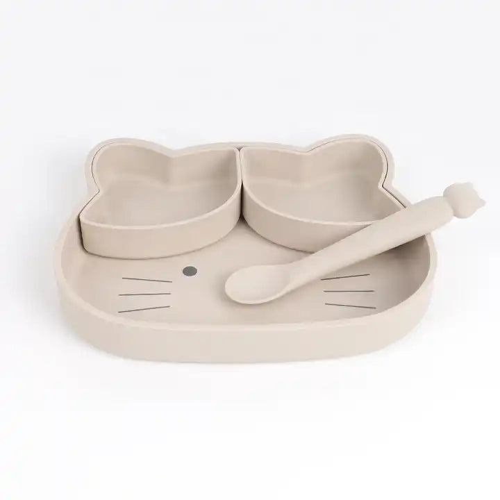 Baby Feeding Set Made of Food-grade Silicone With Free Design Suitable for Cat Toys