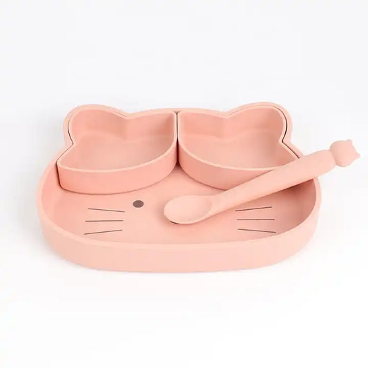 Baby Feeding Set Made of Food-grade Silicone With Free Design Suitable for Cat Toys