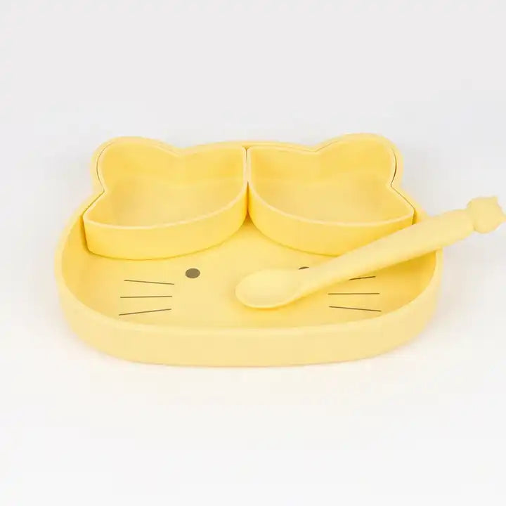 Baby Feeding Set Made of Food-grade Silicone With Free Design Suitable for Cat Toys