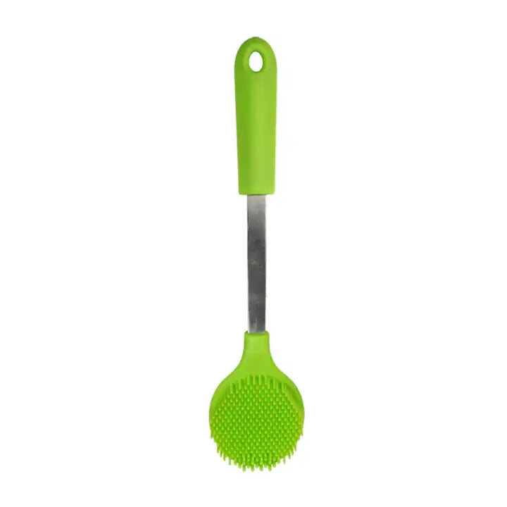 Multi-Function Family Silicone Washing Scrubber Washing Pan Brush With Long Handle