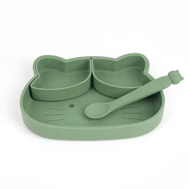 Baby Feeding Set Made of Food-grade Silicone With Free Design Suitable for Cat Toys