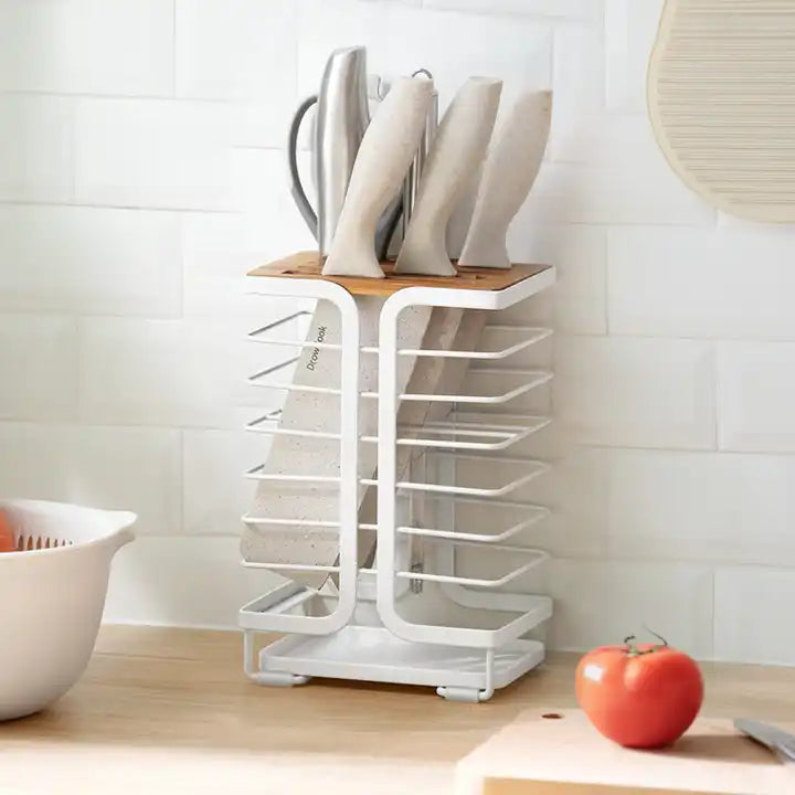 Melodia Home Choices organizer Metal Knife Holder Wholesale Knife Block Healthy Kitchen accessories knife Racks